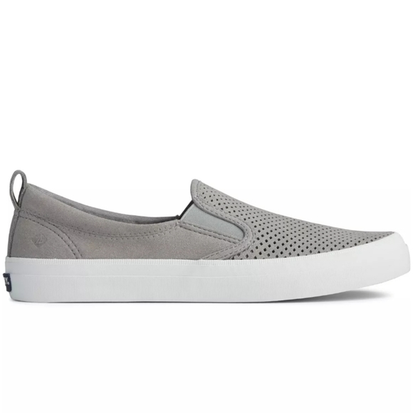 Sperry Crest Twin Gore Perforated Slip-on Sneakers Grey - Picture 2 of 11